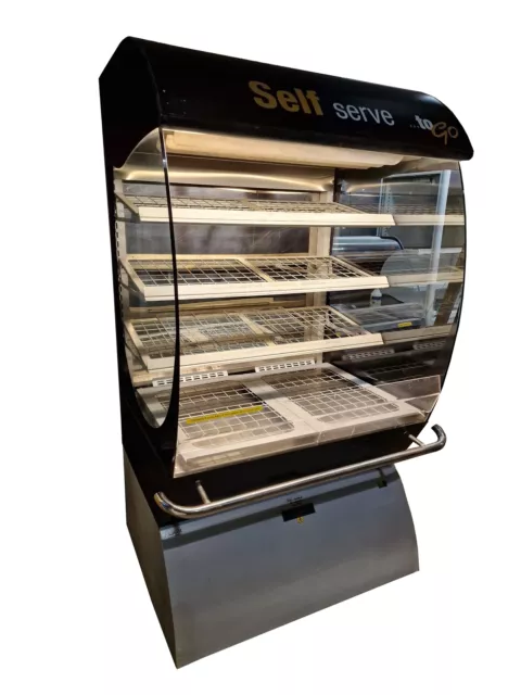 Nuttall Commercial Heated Display, Grab & Go Hot Tiered Cabinet (3 Phase) 1.2 m 2