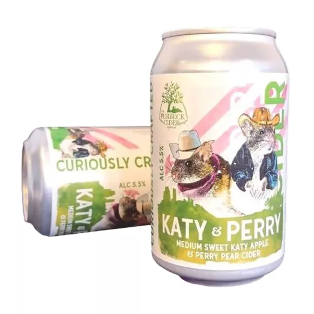 The Purbeck Cider Company – Katy & Perry 330ml Craft Cider Cans - Pack of 12