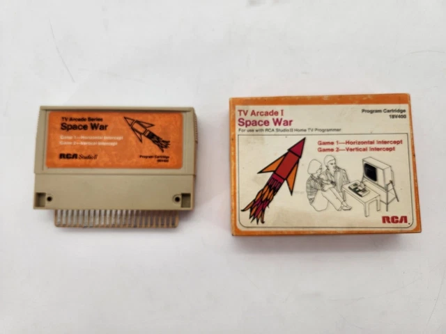Vintage RCA TV Arcade 1 Space War Program Cartridge 18V400 Untested