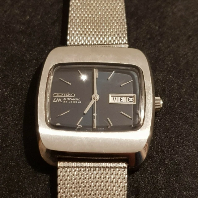 Montre Vintage Seiko Lord Matic 58049M TV - Années 70, Occasion, Montre Bracelet Pour Homme