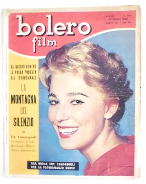 R@R@ Rivista Di Bolero Film  Anni 50  "  Edy Campagnoli "