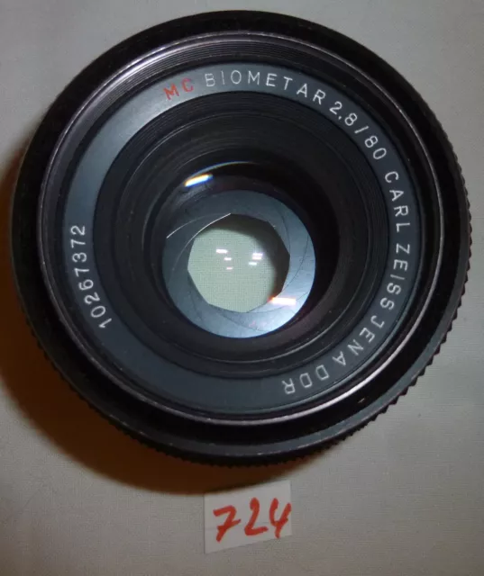BIOMETAR MC 1:2.8/80mm CARL ZEISS JENA DDR - OBJEKTIV FÜR PENTACON SIX (724)