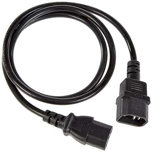 PremiumCord Extension d'alimentation pour PC 230V 1m, Rallonge IEC 320, Prise à