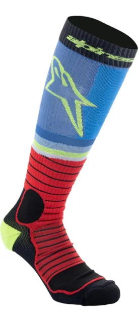 Alpinestars MX Pro Socks Black/Red/Blue