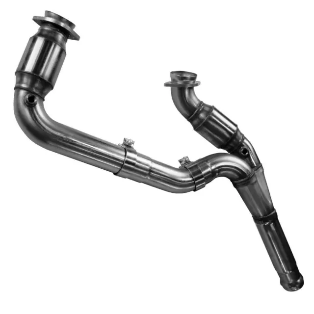 Kooks Custom Headers 28613300 3" Stainless GREEN Catted Y-Pipe. 2014-2018 GM 1/