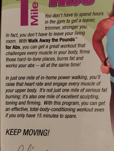 SET OF 3 Leslie Sansone Walk Away the Pounds For ABS VHS 1, 2 & 3 mi ...
