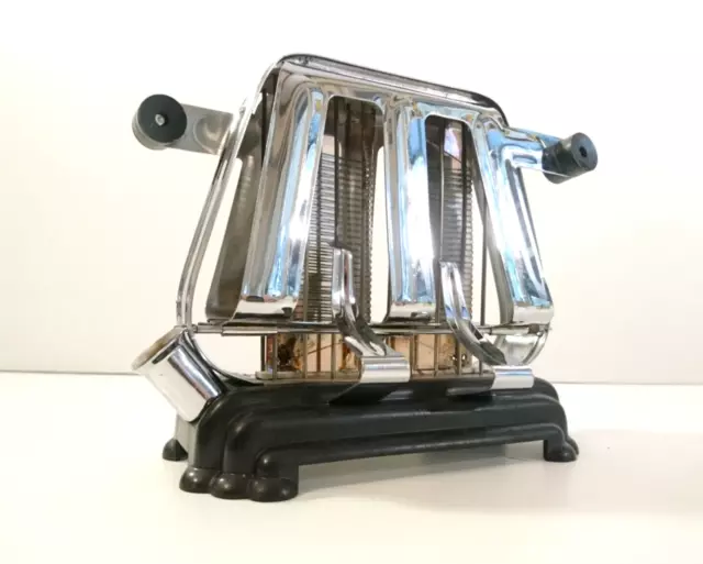 Vintage Toaster Mid Century Art Deco Style Hungary Europe 1960s