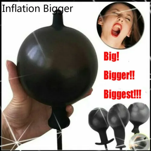 Large-Inflatable-Butt-sex-Plug-Dildo-Pump-Anal-Dilator-Expandable-Ball-Adult-Toy 2