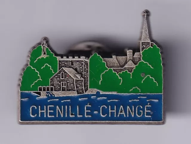 Rare Pins Pin's .. Tourisme Moulin A Vent A Eau Mill Chenille Change 53 ~Fl