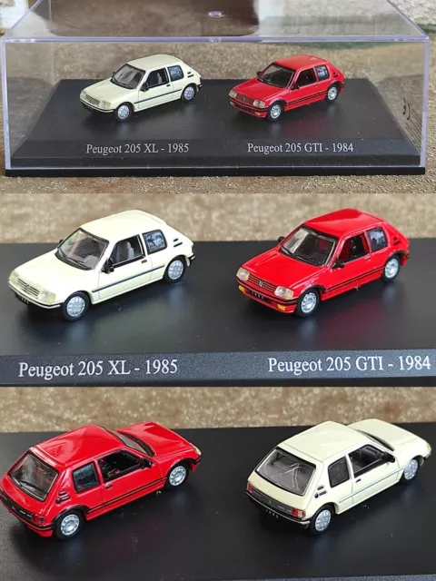 Odeon Voiture Miniature Peugeot 205 GTI 1.9L de 1988 Rouge 1/43 Edition  Limitée : : Jeux et Jouets