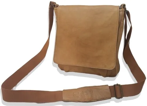 Borsa Artigianale Da Uomo In Vera Pelle, Mod: Calitri-Brown