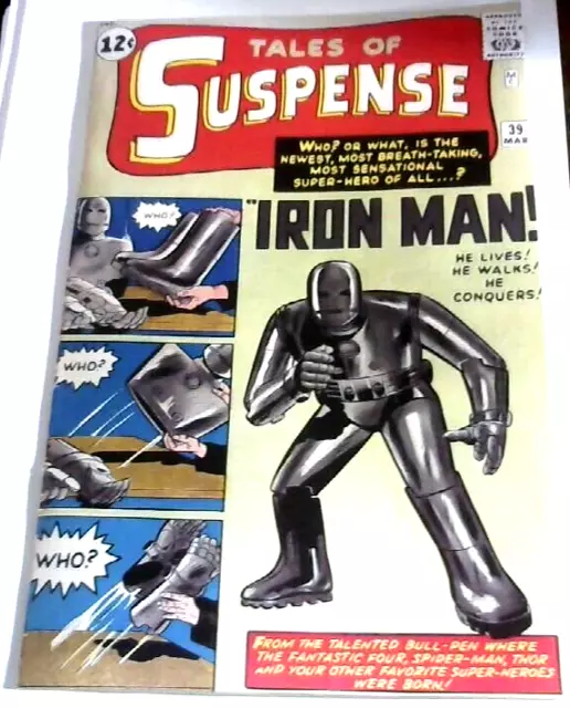 TALES OF SUSPENSE #39 (1963) Original Cover Copy w/Reprint Interior