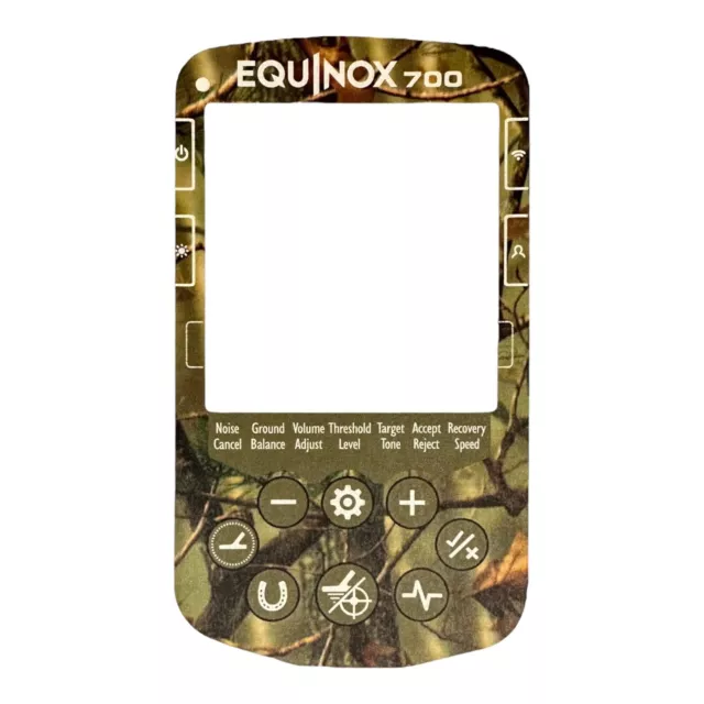 Minelab Equinox 700 surround Keypad stickers in 8 colours choice. Weatherproof