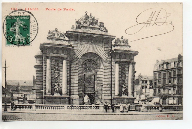 LILLE - Nord - CPA 59 - la Porte de Paris