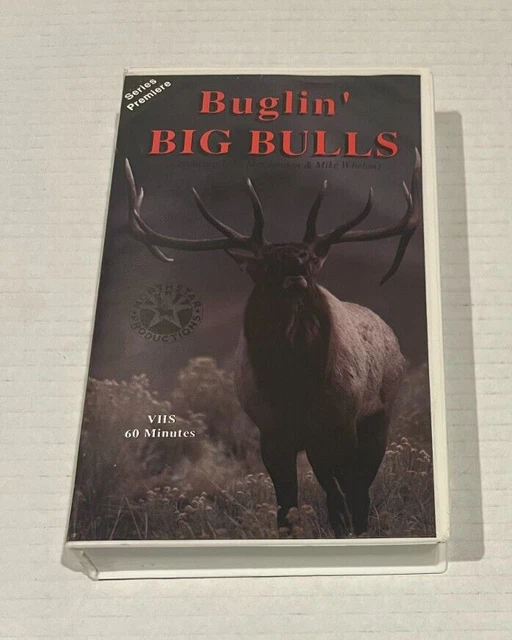 VINTAGE 1988 ELK Hunting VHS Video Buglin' Big Bulls 60Min. EX in Case ...