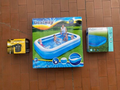 Bestway BESTWAY 62086 POMPA PER GONFIAGGIO PISCINE E GONFIABILI AD ALTA PRESSIONE MILTIF 