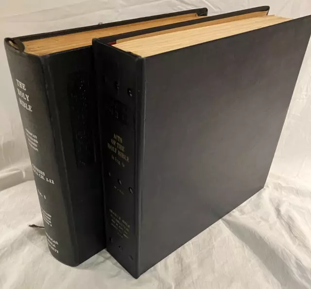 AMERICAN BIBLE SOCIETY VINTAGE Braille Bible Foundation ACTS and