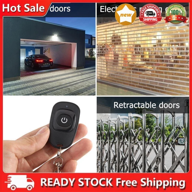 AC 220V 433MHz Switch Mini 1 Channel Relay Receiver + RF Remote for Garage Doors