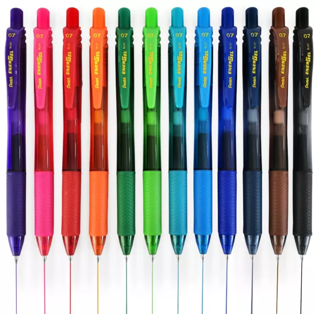 Pentel Energel X BL107 Einziehbar Gel Tintenroller Stifte - 0.7mm Spitze