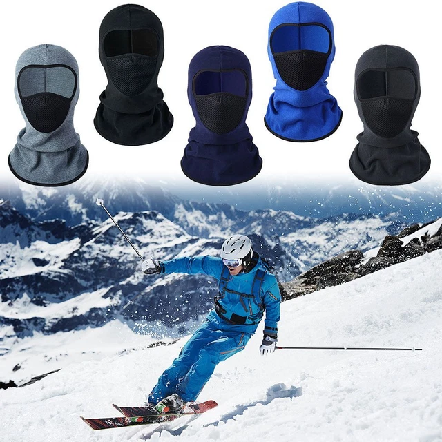 le froid Coupe-vent Cou Brace Moto Masque Visage Cagoule Doublure de casque