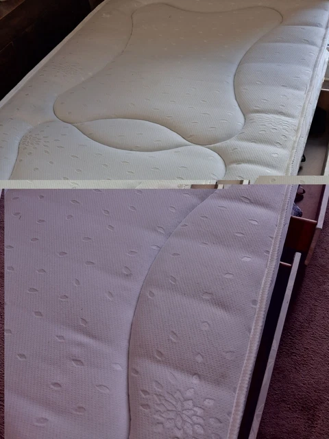 Magnisiom Drawing SINGLE DIVAN TWO draw Bed, with headboard & mattress. £42.30 - PicClick UK