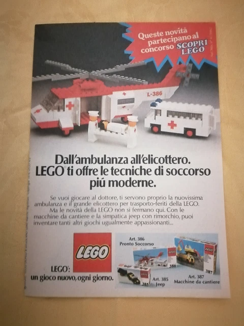 Publicité Vintage Originale LINES - Abbinata Al TELEMIKE - Année 1989 - Neuve