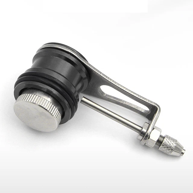 Tappo Serbatoio KEYZONE In Alluminio Per Moto, ATV, Auto - Universale, Nero