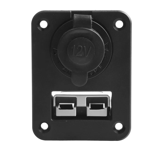 RVGUARD Boîte de prise de courant 50 A 125/250 V RV/EV, panneau de prise électrique extérieur