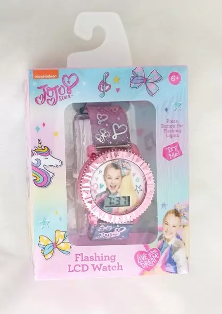 Nickelodeon Jojo Siwa Child LCD Watch NIB