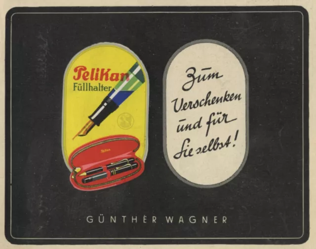 Pelikan relleno anuncio 1938 Günther Wagner relleno publicidad