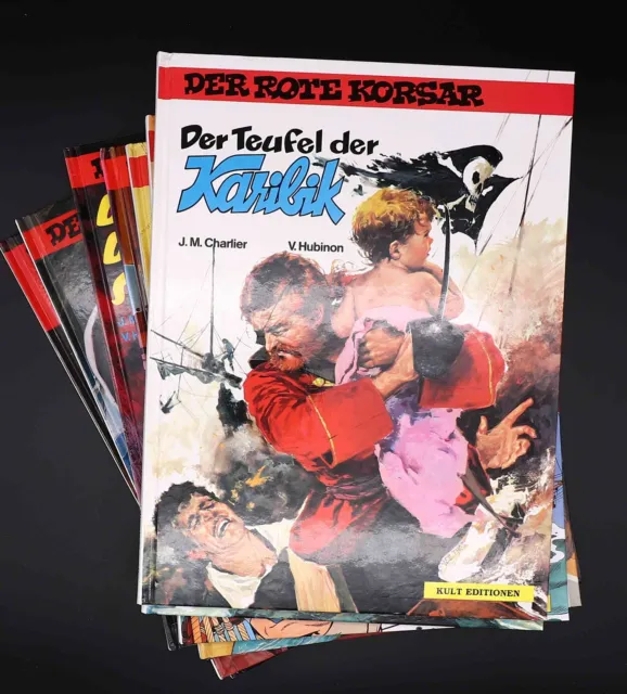 Der Rote Korsar HC Hardcover Comic Album Kult Editionen Piraten Charlier Hubinon