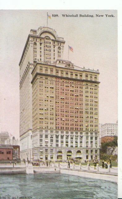 America Postcard - Whitehall Building - New York - Ref 17784A