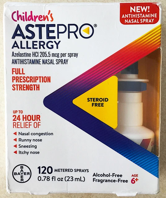 Children's Astepro Allergy Nasal Spray, 24-Hour Relief, Steroid-Free__BRAND NEW