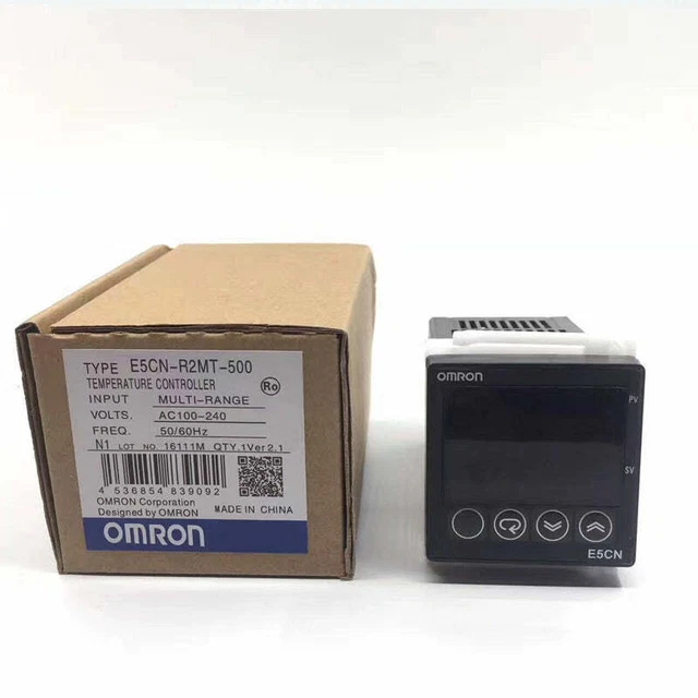 New Omron E5CN-R2MT-500 100-240V AC temperature controller