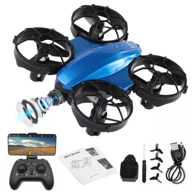 2.4G Mini Drone with FPV 4K HD Camera Headless Mode 360° Roll Obstacle Avoidance