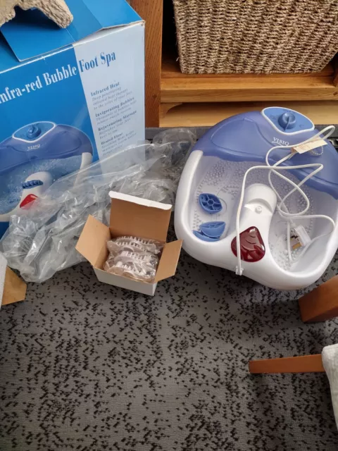 Visiq Infra Red Bubble Foot Spa  - Only Used A Couple Of Times.