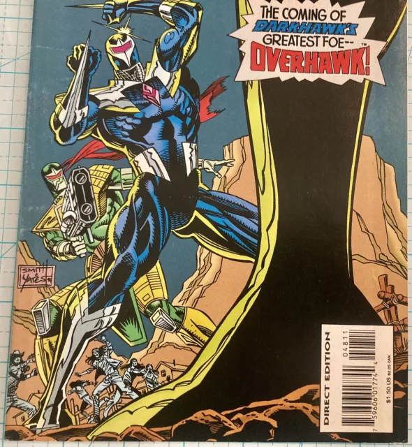 Darkhawk #48 VF+/NM- 1st Appearance Overhawk Final Issues Marvel Comics 1995 3