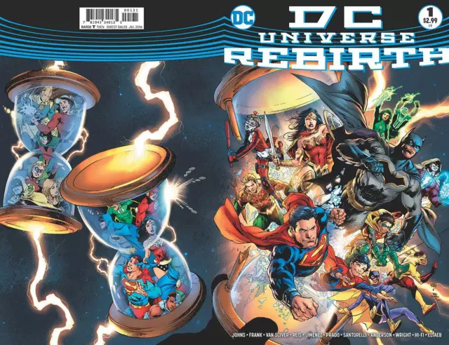 DC Universe Rebirth #1 (Ivan Reis Midnight Release Variant Cover) 1st Print