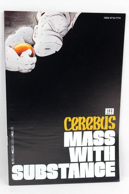 Cerebus #103 Mass with Substance Dave Sim 1987 Aardvark-Vanaheim VG-