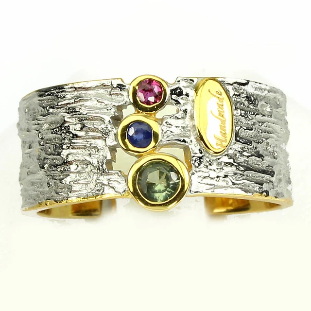 Bague En Argent Massif 925 - Taille 53,56, Design Ajouré - Neuf Avec étiquette, Style Fantaisie