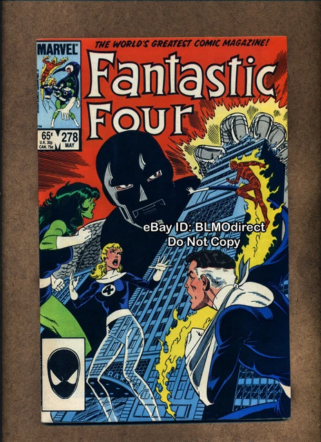 1985 Fantastic Four #278 NM- Origin Doctor Doom First Print Marvel Kristoff