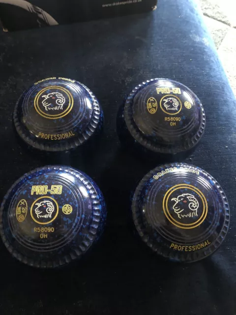 Drakes Pride Pro-50 Size 0 Heavy. Colour: Dark Blue Lighter Blue Speckle. WB 29 Drakes Pride Pro-50 Size 0 Heavy. Colour: Dark Blue Lighter Blue Speckle. WB 29