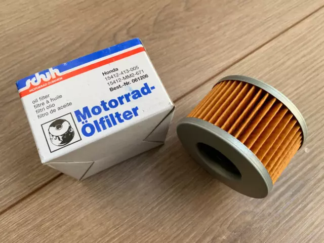 3x Ölfilter SCHUH für HONDA CB250 CB CM400 CB450S CX500 CX650 wie 15412-413-005