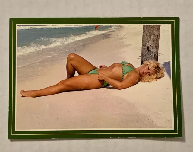 Vintage Florida Postcard “Beach’n it” Best of the Beach Female Bikini Model