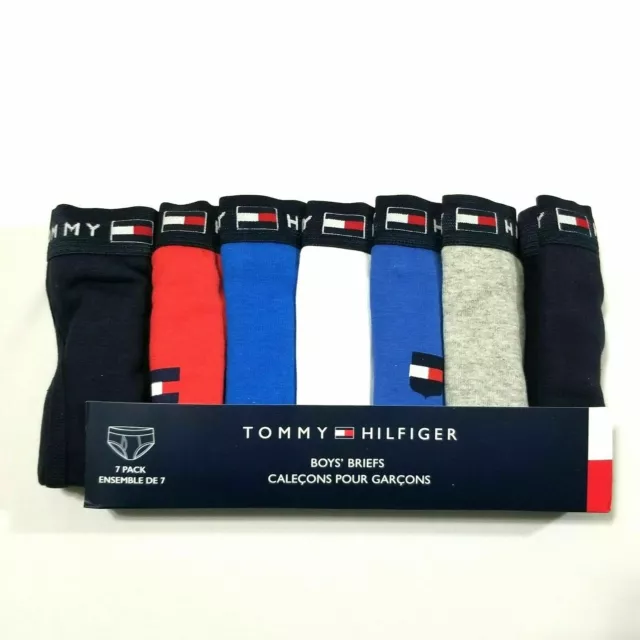 Paquete de 7 calzoncillos para niños Tommy Hilfiger algodón suave