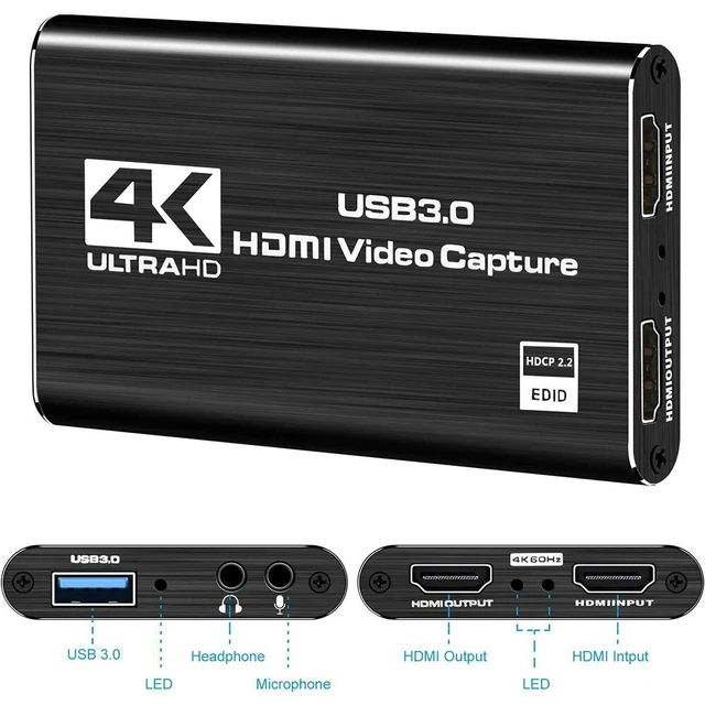 Sale 4K Audio Video Capture Card For USB 3.0 HDMI Video Capture Device Full HD