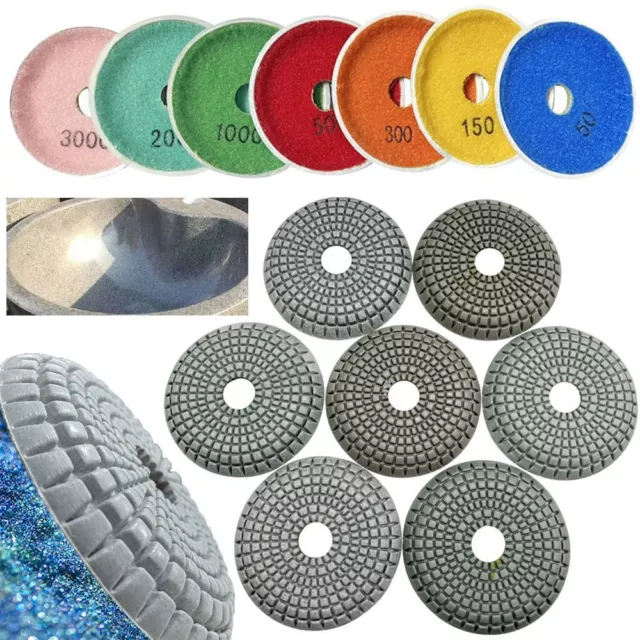 Diamond Sanding Pad Curved Soft Grinding Disc Bowl-shaped Wet Polishing Wheel