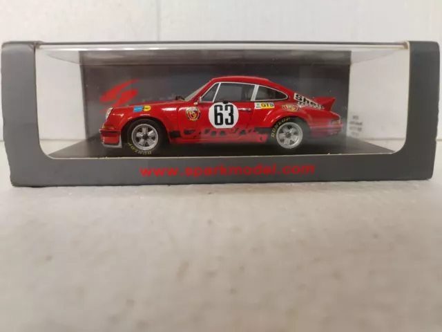 PORSCHE CARRERA RSR n63 LE MANS 1973  SPARK MINIMAX 1/43e  S3398