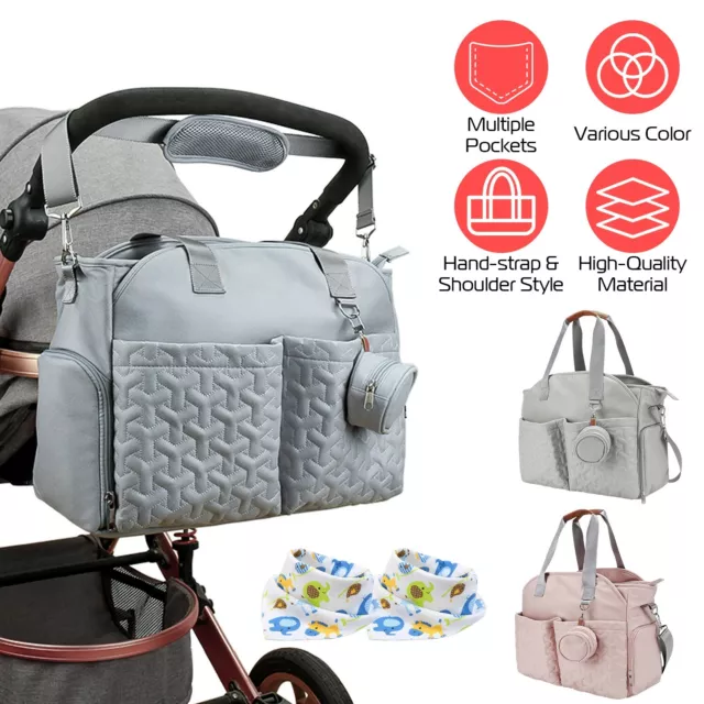 Baby Nappy Diaper Pump Bag Mummy Maternity Large Capacity Baby Travel Backpack