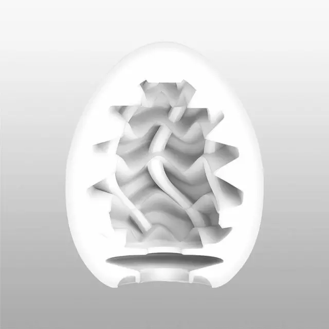 TENGA Egg Wavy II, New Standard, Mini Masturbator, Sexspielzeug, mit Gleitmittel 2